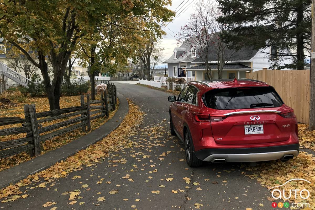 Infiniti QX50 2020, arrière